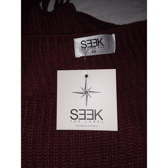 NWT SEEK The Label Corset Style Balloon Sleeve Sweater XS - Picture 4 of 8